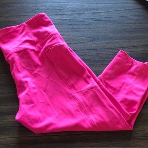 Hot Pink ZYIA Capri workout pants